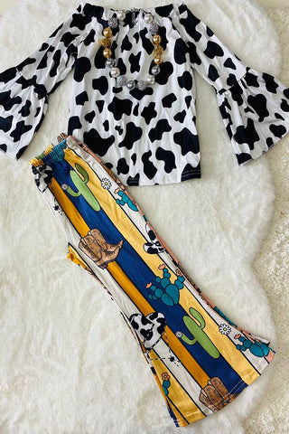 COWGIRL printed girl set