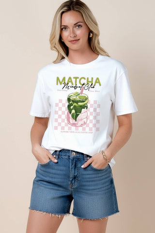 Jodie Match Mindset Club Print Loose fit T Shirts