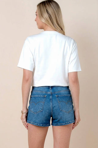 Jodie Match Mindset Club Print Loose fit T Shirts