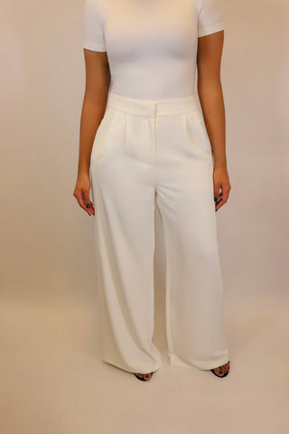 Dressy wide-leg pants