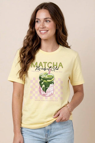 Jodie Match Mindset Club Print Loose fit T Shirts