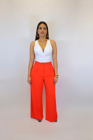 Dressy wide-leg pants