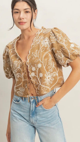 Camila Lace Top