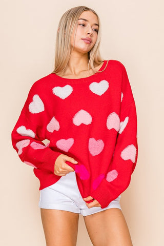 Heart Red Sweater