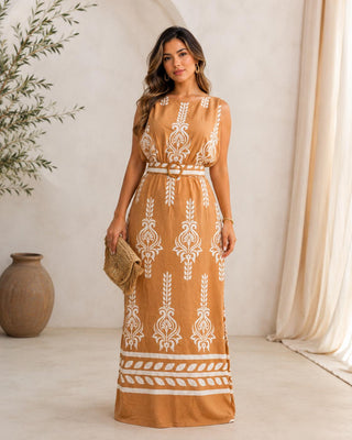 Emerald Grace Maxi Dress