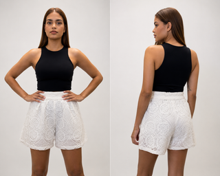 Amara Crochet Shorts