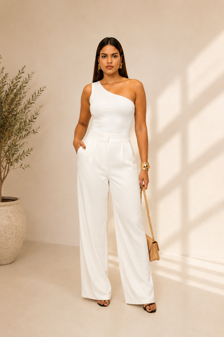 Dressy wide-leg pants