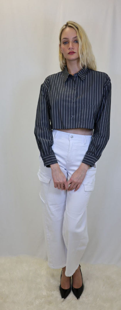 Pant Cargo White
