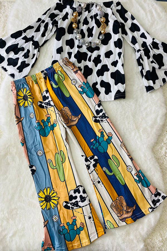 COWGIRL printed girl set