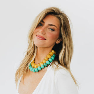 Bella Beaded Necklace - WATERPROOF